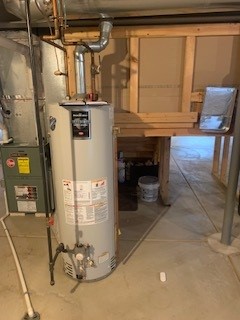 Before - Twin 50 gallon installation w/thermostatic tank booster