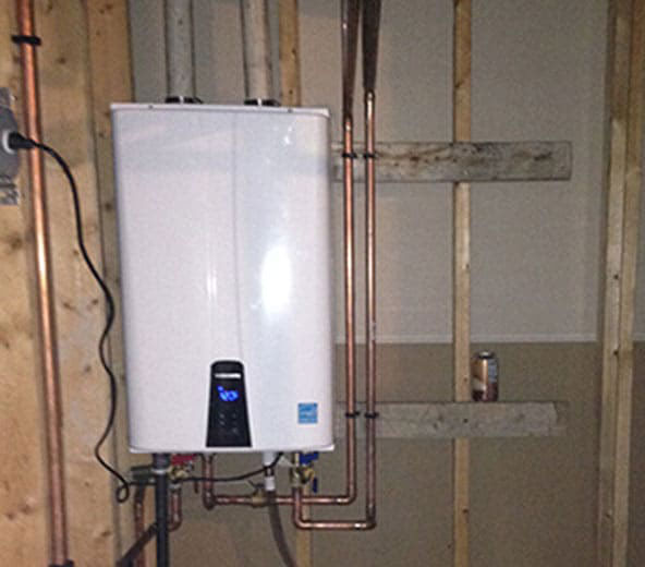 After Tankless- newer 96% High Efficiency